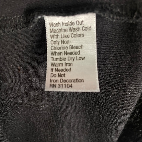 KIM Rogers Fall Embroidered 3/4 Sleeve Top Size Petite Medium - Picture 4 of 4